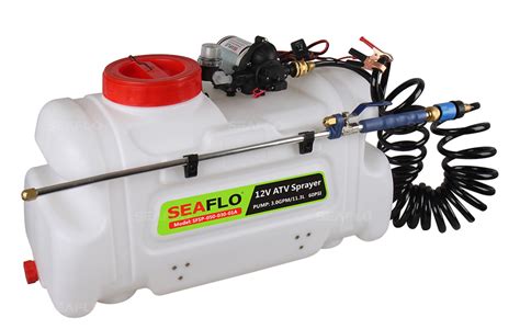 ATV Spot Sprayer 13 Gallon 3 0 GPM Pump 60 PSI SeaFlo USA SeaFlo USA