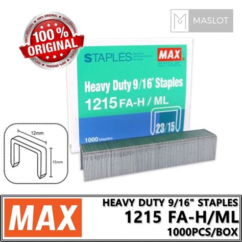 Max 1215 Staples 1000s Shopee Malaysia