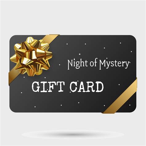 Night Of Mystery T Card Night Of Mystery