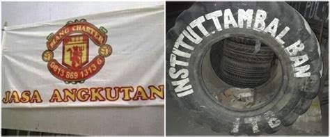 spanduk lucu  ngasih nama bisnis    aja idenya