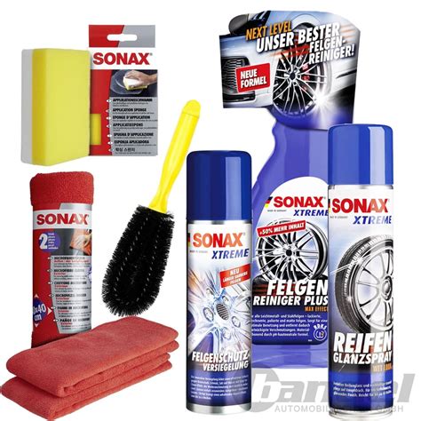 Sonax Xtreme Reifenglanz Felgenreiniger Plus Reinigung Pflege Reifen