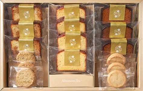 季節のご挨拶や内祝いにぴったりな新しい焼き菓子ギフトシリーズがweb Storeに登場！ Afternoon Tea