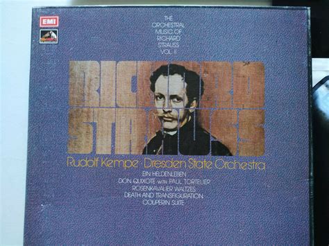 Richard Strauss Orchestral Works Rudolph Kempe 1974 Box 3 X LP 12