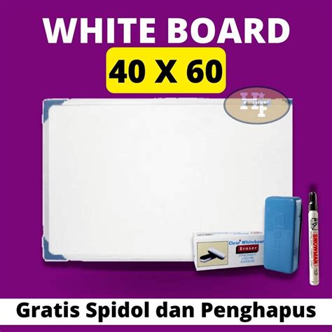 Jual Whiteboard X Papan Tulis Ukuran X Papan Tulis White