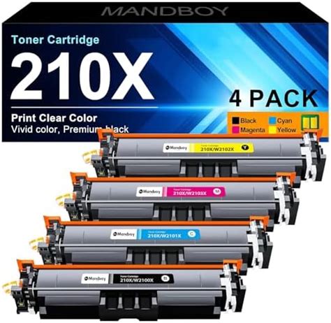 Amazon Mandboy X Toner Cartridges Set Pack With Chip High