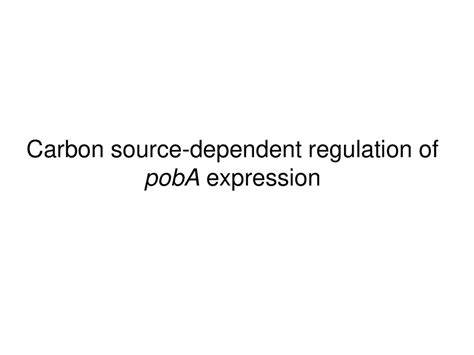 Transcriptional Cross Regulation Of The Catechol And Protocatechuate