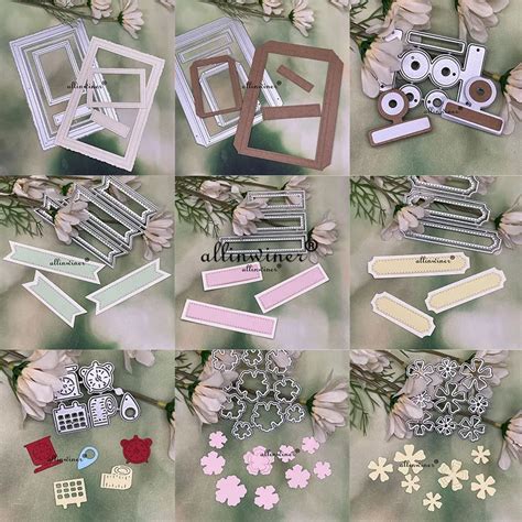 De Nieuwe Serie Komt Metalen Stansmessen Stencils Voor Diy Scrapbooking