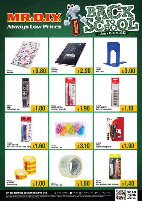 Mr Diy Back To School June Singapore Mr D I Y Trading