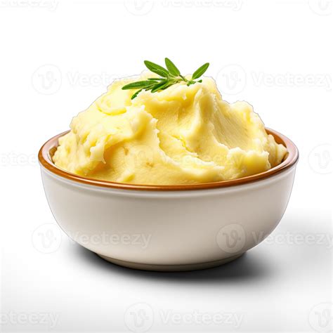 Mashed Potatoes Side View Isolated On Transparent Background 26792251 Png