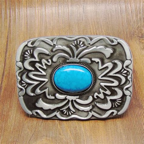 Turquoise Belt Buckle Womens Semashow