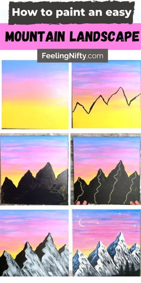 Easy Landscape Painting Mountains