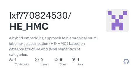 Github Lxf He Hmc A Hybrid Embedding Approach To