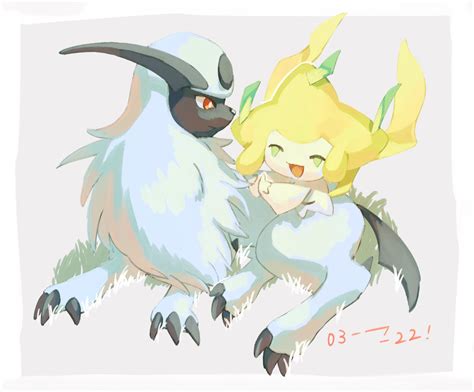 Jirachi And Absol Pokemon Drawn By Torinoko Miiko Draw Danbooru