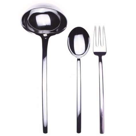 Serving Set Fork Spoon Ladle Due 3 Piece 1 King Soopers