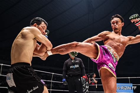 【rizin 47】「やっぱり強い」梅野源治、開始5秒で“爆ヒジ”炸裂2度のダウン奪い死闘を制す 解説席のya Manも称賛 Spread