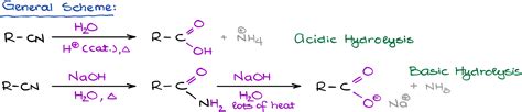 Hydrolysis Of Nitriles — Organic Chemistry Tutor