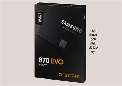 Ổ Cứng Ssd Samsung 870 Evo 500gb 77e500bw Chính Hãng Phong Vũ