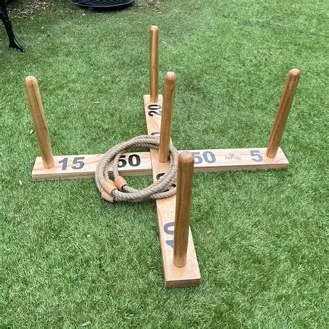 Giant Quoits Rope Ring Toss Lawn Game Hire In Cairns From Rent Some Fun