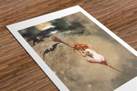 Luis Ricardo Falero The Witch Witch Art Print Witch On Etsy