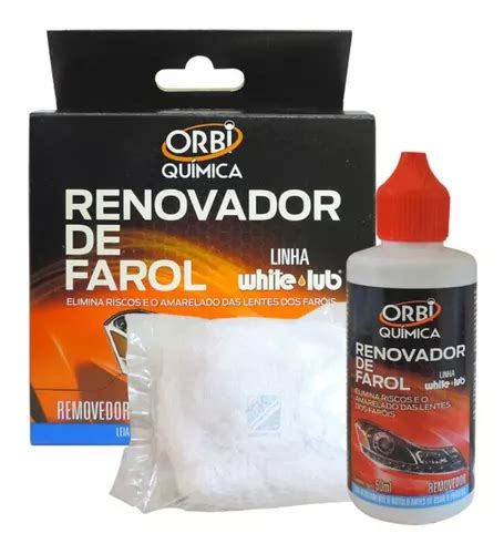 Revitalizador De Farol Tira Amarelado E Riscos Orbi Ml Parcelamento