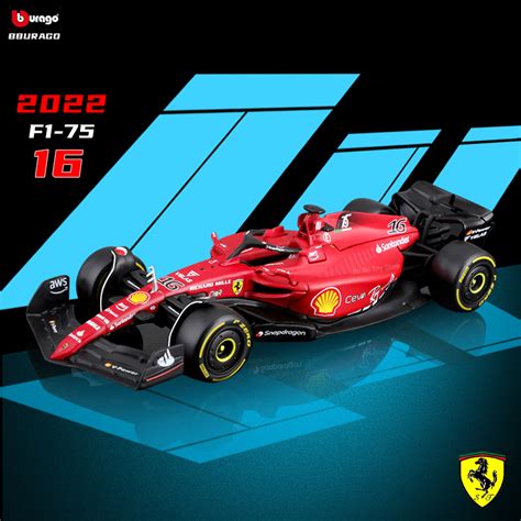 New 2023 Ferrari SF23 F1 75 Bburago 1 43 Formula One Alloy Metal Static