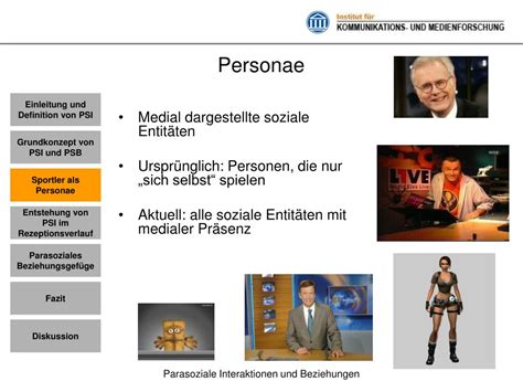 Ppt Parasoziale Interaktionen Und Beziehungen Powerpoint Presentation