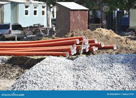 Stacked Pvc Pipe Stock Photo Image Of Industry Drainage