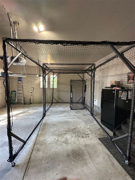 DIY Modular Batting Cage for Indoor Practice