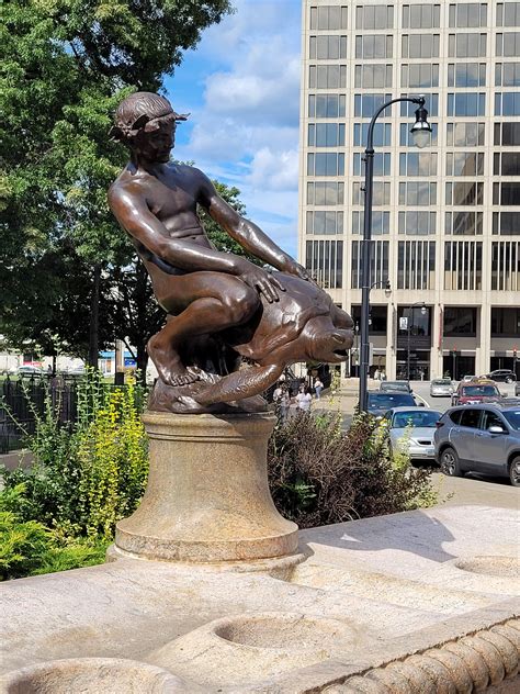 Why Is There A Statue Of A Guy Banging A Turtle In Worcester Rworcesterma