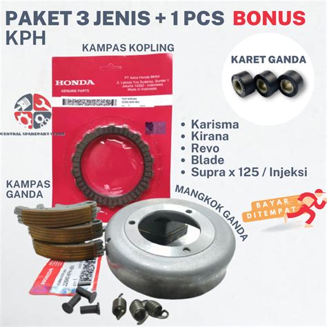 Promo Paket Komplit Murah Bonus Pcs Karet Ganda Pelat Kopling