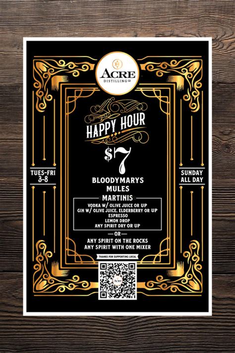 HAPPY HOUR - Acre Distilling | Fort Worth's Award Winning Distillery