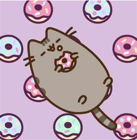 Pusheen Happy National Donut Day Pusheen Cute Pusheen Cat Pusheen