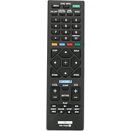 Amazon New Rmt Tx U Replaced Remote Fit For Sony Tv Kdl R C