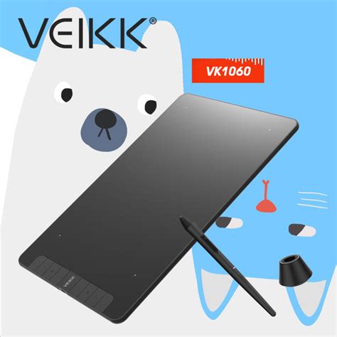 VEIKK VK640 VK1060 VK1060PRO Graphic Tablet Digital Drawing Pad Pen