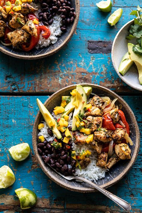 Sheet Pan Cuban Chicken And Black Bean Rice Bowl Recipe Cart