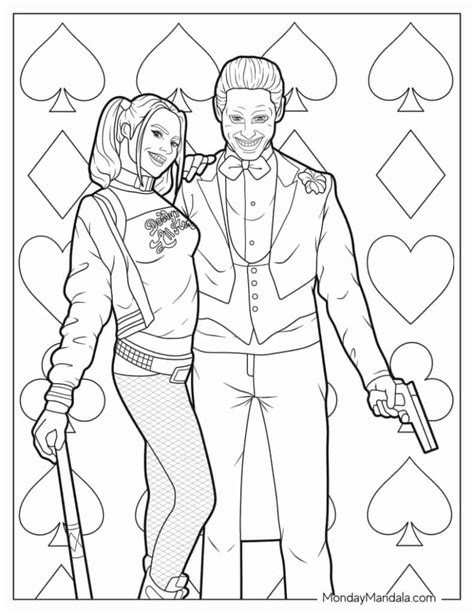 22 Joker Coloring Pages Free Pdf Printables