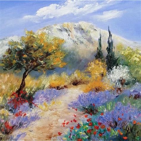 Campagne Provencale Provence Et Peinture Provencale Paysage Hot Sex