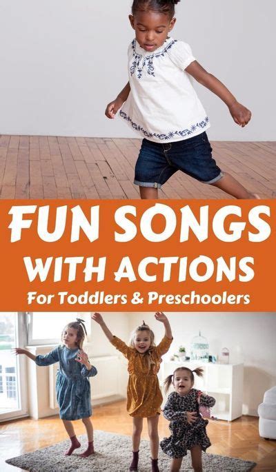 10 songs with actions for toddlers and preschoolers – Artofit