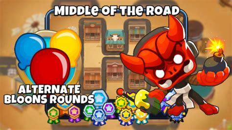 Middle Of The Road Alternate Bloons Rounds Monkey Knowledge