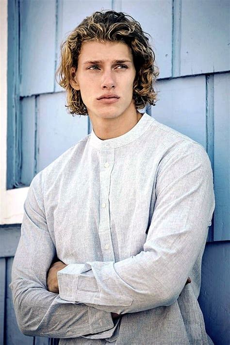 Chuck Bilgrien Cute Blonde Guys Long Hair Styles Men Male Models Poses