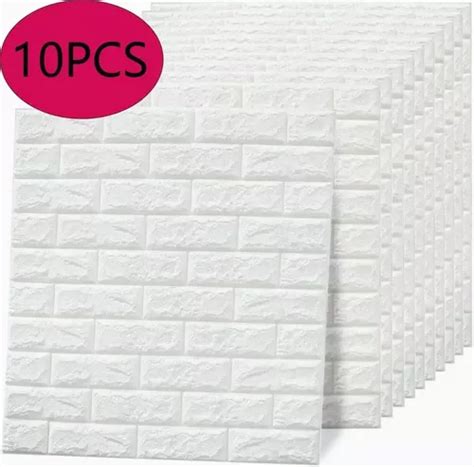 Pegatina Pared Patron Ladrillo Papel Tapiz D X Cm Pcs Mercadolibre