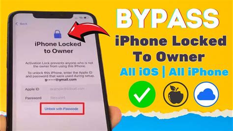 Bypass Iphone Locked To Owner How To Unlock Without Computer Icloud Lock Youtube