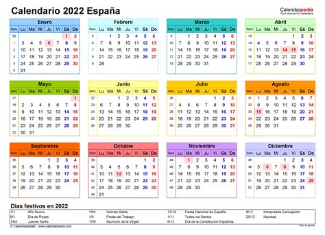 Calendario Anual 2022 Para Imprimir Gratis Nbkomputer