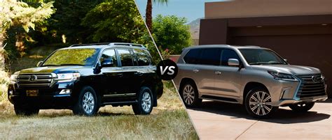 2016 Toyota Land Cruiser vs 2016 Lexus LX 570