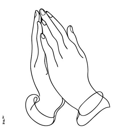 Premium Vector Continuous Single Line Drawing Of Hands Clasped In