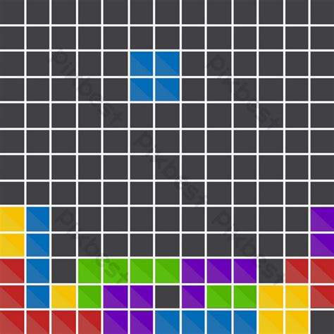 Tetris Background With Colorful Squares Backgrounds Psd Free Download