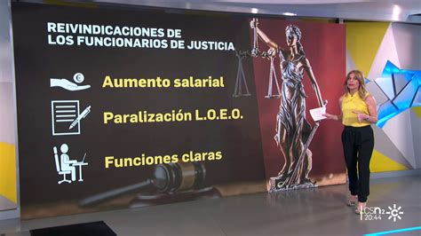 Los funcionarios de Justicia continúan en huelga tras una semana sin