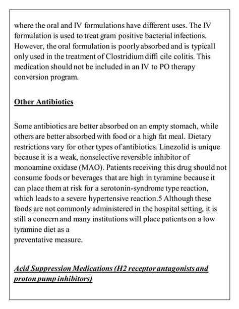 Conversion From INTRAVENOUS TO ORAL DOSING Design Of Dosage