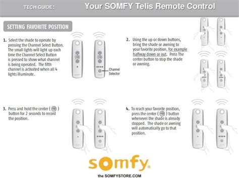 How To Program A Somfy Telis Remote Control 2009