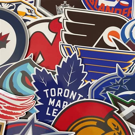 NHL Stickers - Etsy